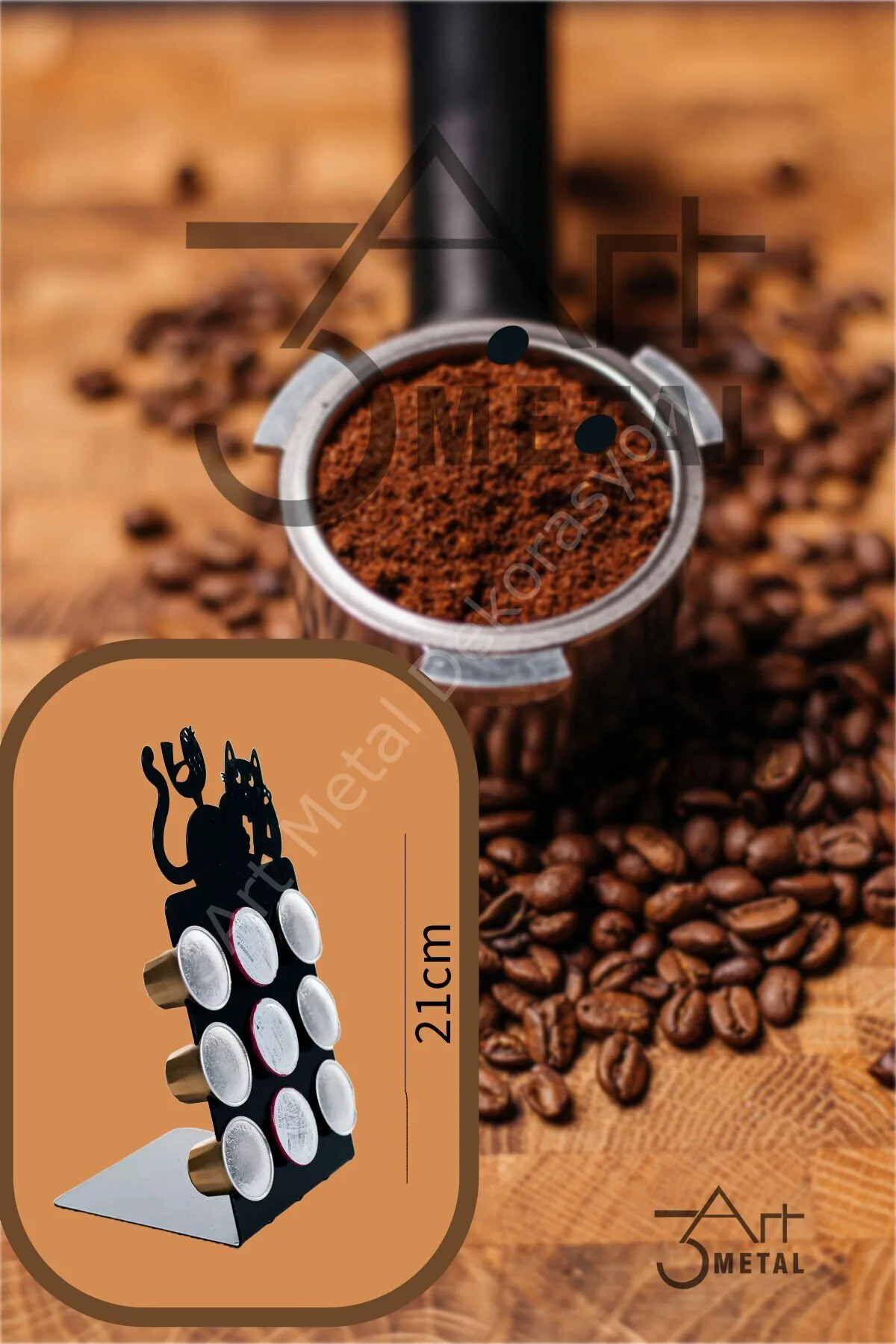 Mutfağınız İçin Şık ve Pratik N-espresso Kapsül Tutacağı