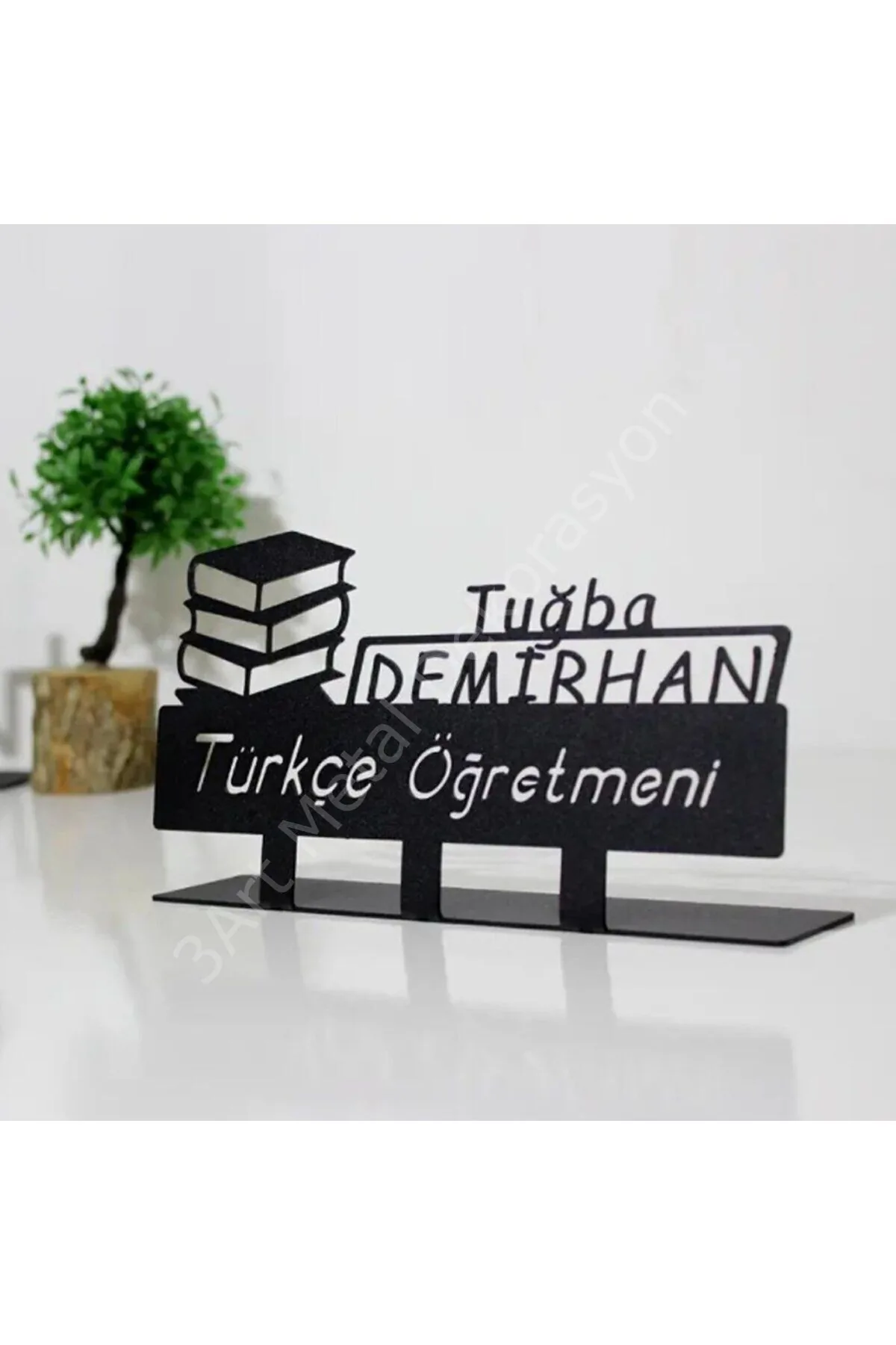 Kişiye Özel Öğretmen Masaüstü İsimlik