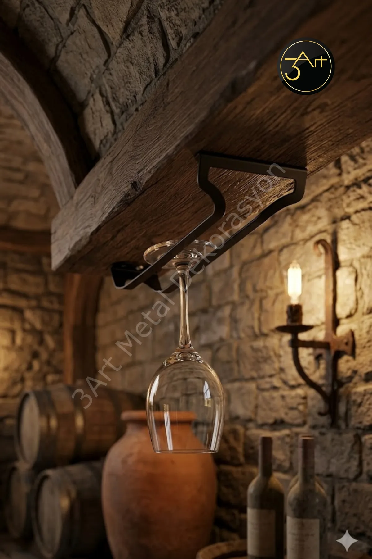 Şarap Kadeh Askılığı