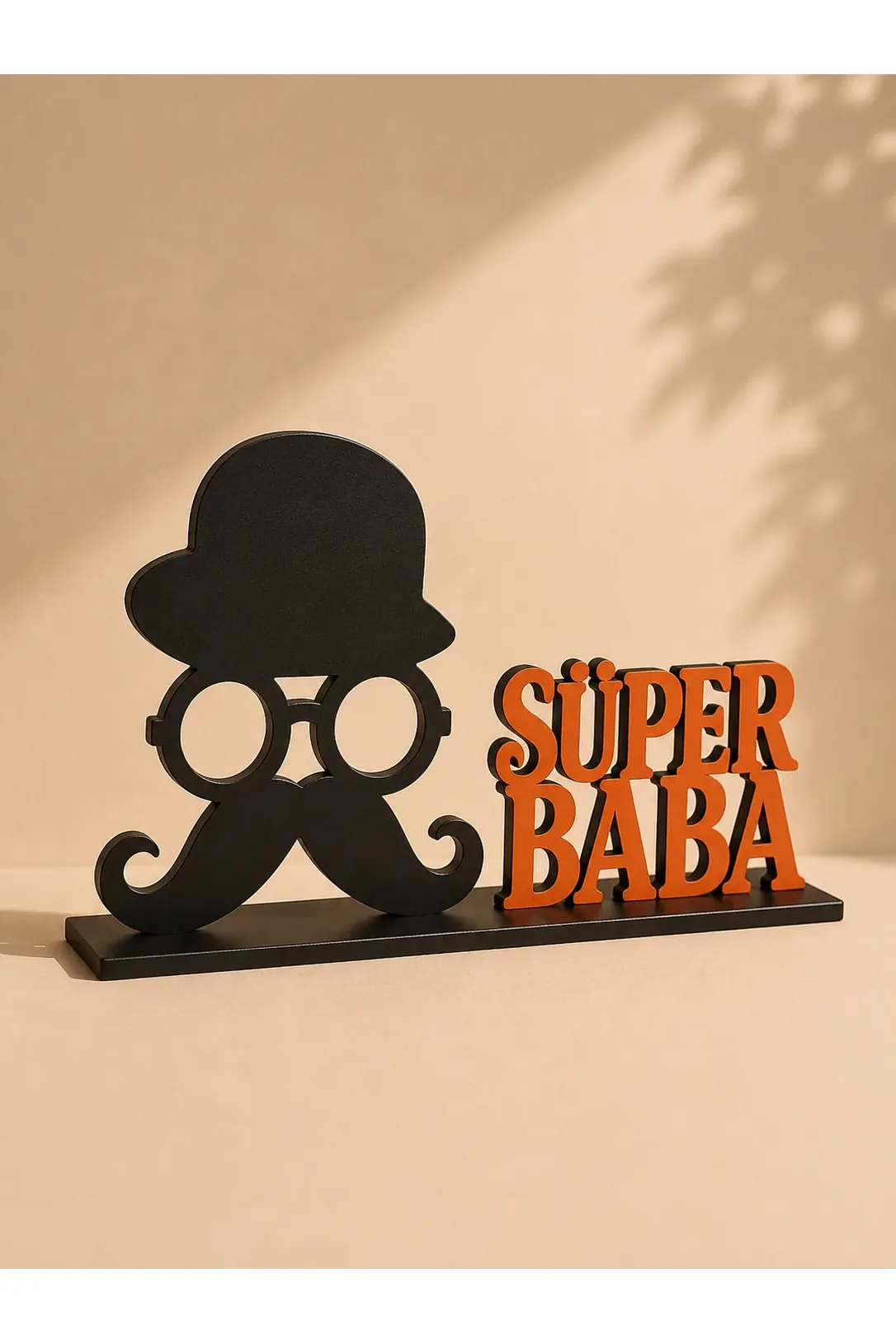 SÜPER BABA Temalı Metal Dekoratif Hediye