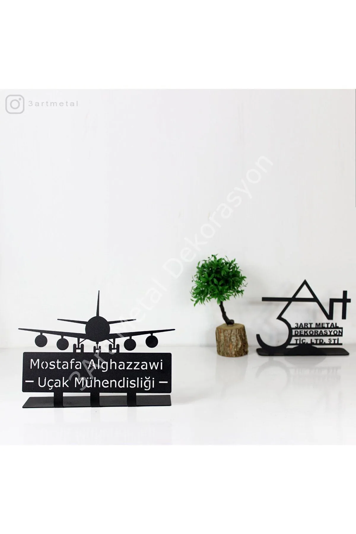 Uçak Mühendisi Masaüstü İsimlik