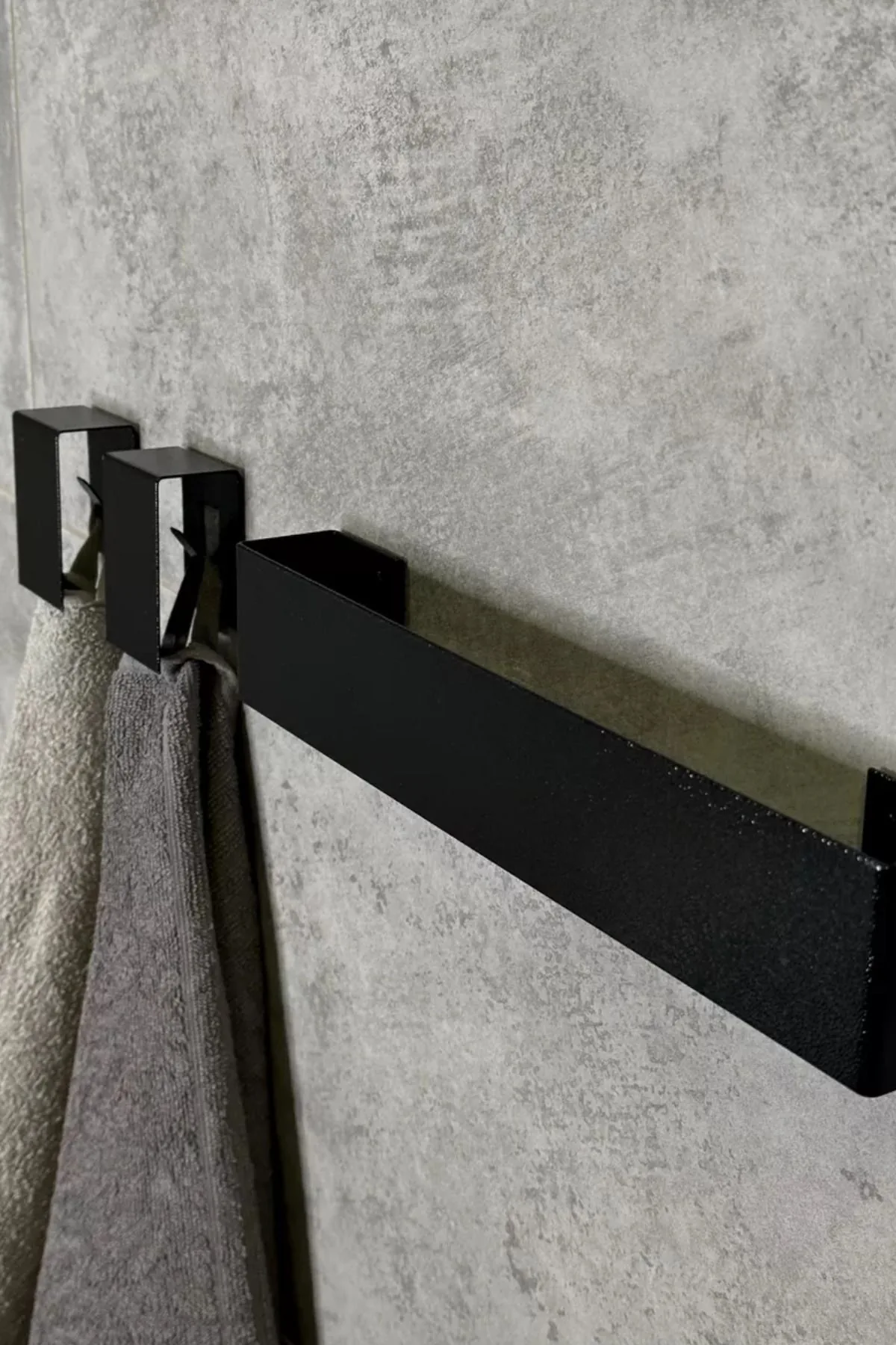 Yapışkanlı Havluluk Mutfak ve Banyo Askısı Üçlü Set