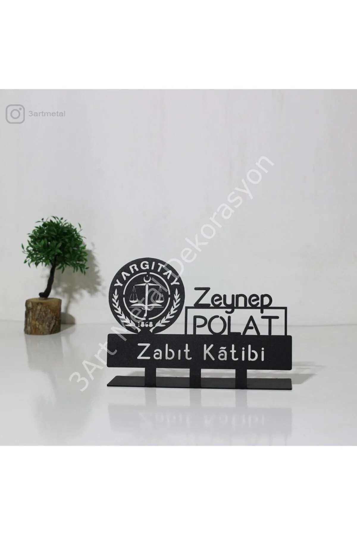 Zabıt Katibi Masaüstü İsimlik